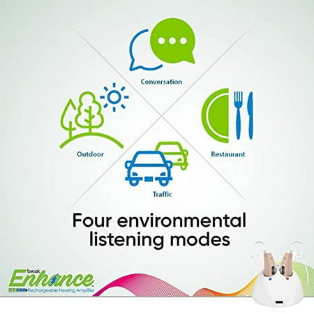 Ear Tech - Tweak Enhance App Control Personal Sound Amplifier - Beige