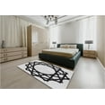 thumbnail image 4 of Ahgly Company Indoor Square Patterned Platinum Gray Area Rugs, 7' Square, 4 of 6