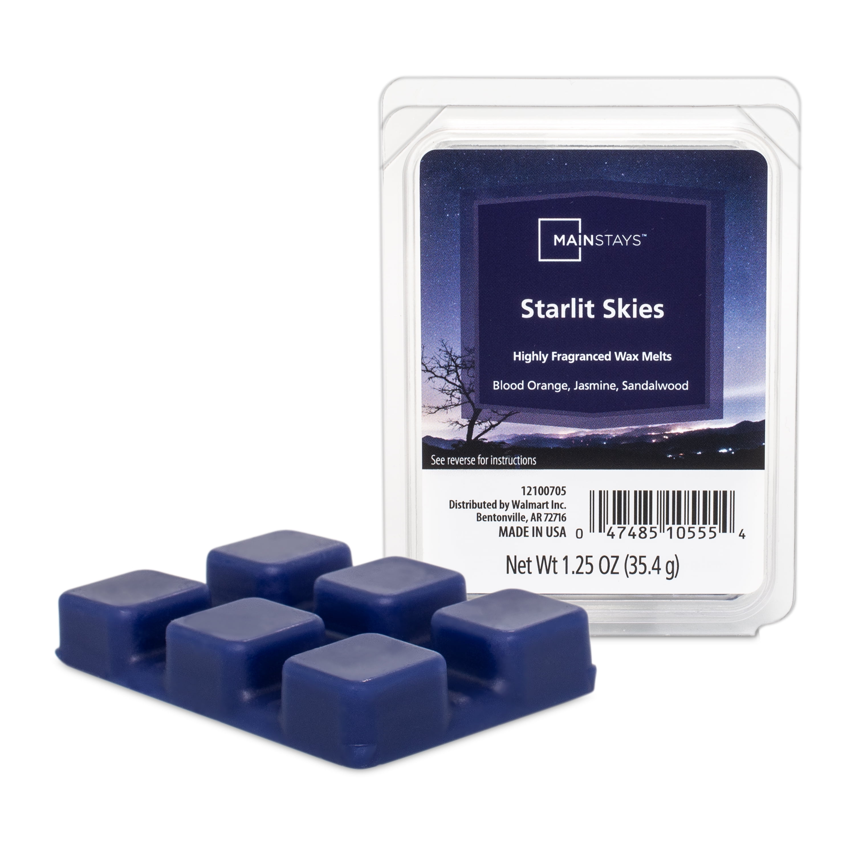 Mainstays Starlit Skies Scent 6 Cube Wax Melt, 1.25 oz
