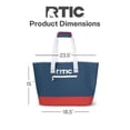 thumbnail image 4 of RTIC Ultra-Tough Tote Bag, 40 Ltr Fully Waterproof Bag, Patriot, 4 of 8