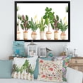 thumbnail image 3 of Designart 'Trio of Houseplants Sanseviera Snake Plants On White' Farmhouse Framed Art Print, 3 of 4