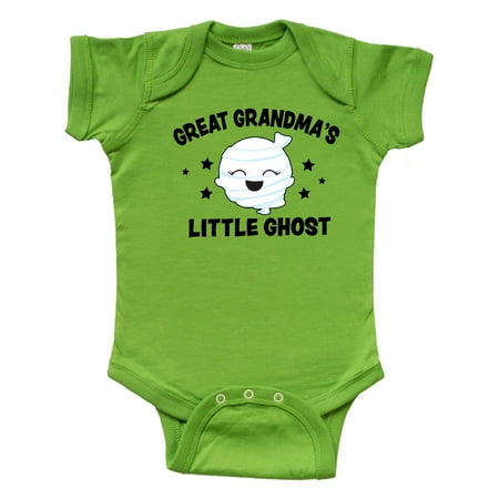 

Inktastic Cute Great Grandma s Little Ghost with Stars Gift Baby Girl Bodysuit