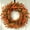 Orange-3, variant on 20 Inch Lighted Fall Wreaths for Front Door Fall Decor, Orange Maple Leaf Autumn Wreath with Pumpkins Thanksgiving Fall Decorations for Home