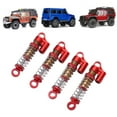 thumbnail image 4 of RC Shock Absorbers, Front And Rear Shock Absorbers  Aluminum Alloy High Strength  For 1/24 Remote Control Car Red, 4 of 8