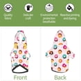 thumbnail image 5 of Bingfone Colorful Donuts Dog Clothes Hoodie, Pet Winter Coat,Puppy Sweatshirts for Small Dogs Boy Girl,Suitable for All Breeds-Large, 5 of 6