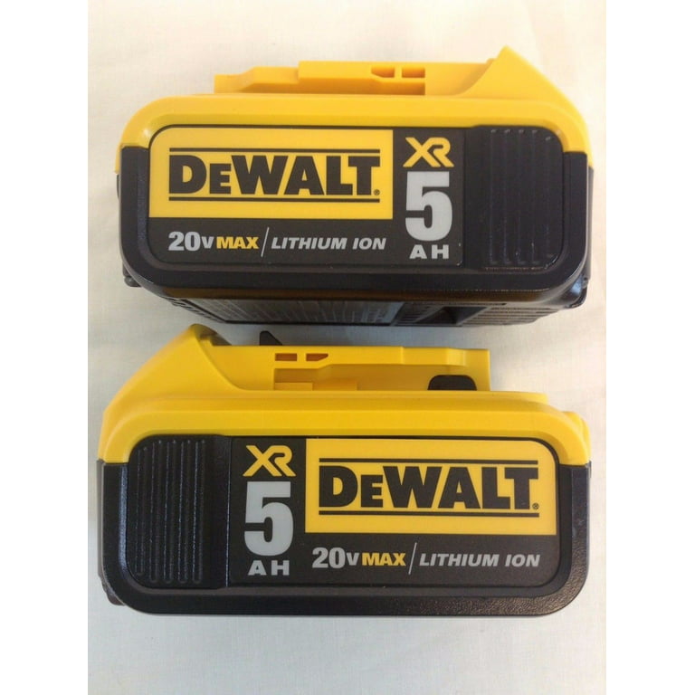 DEWALT XR 20-V 2-Pack 5 Amp-Hour; 5 Amp-Hour Lithium-ion Battery