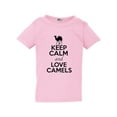 thumbnail image 1 of Keep Calm And Love Camels Deserts Animal Lover Toddler Kids T-Shirt Tee, 1 of 2