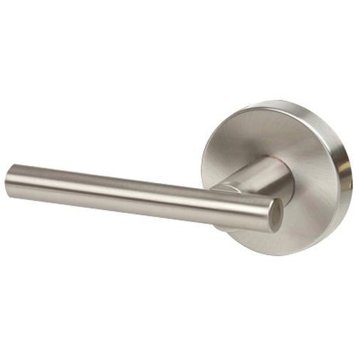 Designers Impressions Kain Design Contemporary Satin Nickel Dummy Euro Door Lever Hardware (Non- Functioning)