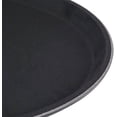 thumbnail image 2 of TrueCraftware- Set of 2 Round 16" Non-Slip Serving Trays Black- Restaurant Serving Tray Rubber Lined Tray Coffee Appetizer Breakfast Perfect for Kitchen Café and Restaurants, 2 of 7