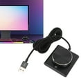 thumbnail image 1 of Paya de Control de Volumen de PC, Perilla de Control de Volumen USB 1 Llave Mute anti -Slip Negro Para El Hogar, 1 of 7
