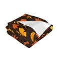 thumbnail image 5 of Thanksgiving Maple Throw Blanket, Super Soft Anti-Pilling Flannel Bed Blankets, 60"x50", 5 of 8