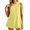 Yellow, variant on CAIXIA 2 Piece Sets for Women Summer, Sweater Set Sleeveless Tunic Top and Shorts Beach Vacation Sets Tracksuits