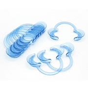 EZGO 20 Pcs Dental Mouth Opener Cheek Lip Retractor C-shape Blue Dentistry Dental Tools S/M/L