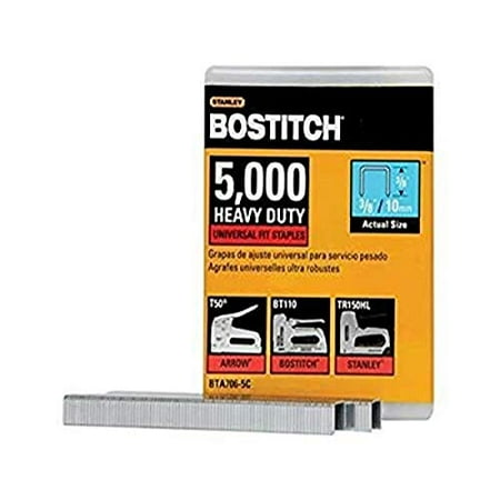 BOSTITCH Staples Heavy Duty Construction Grade 3/8 x 2/5-Inch 5000-Pack (BTA706-5C)