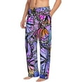 thumbnail image 2 of Fotbe Watercolor Butterflies Men's Pajama Pants,Sleepwear Pants,Pj Bottoms Drawstring And Pockets-XX-Large, 2 of 9