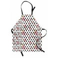 thumbnail image 1 of Fruit Apron, Pattern of Watermelon Slices, Unisex Kitchen Bib with Adjustable Neck for Cooking Gardening, Adult Size, Blush White Dark Grey, by Ambesonne, 1 of 4