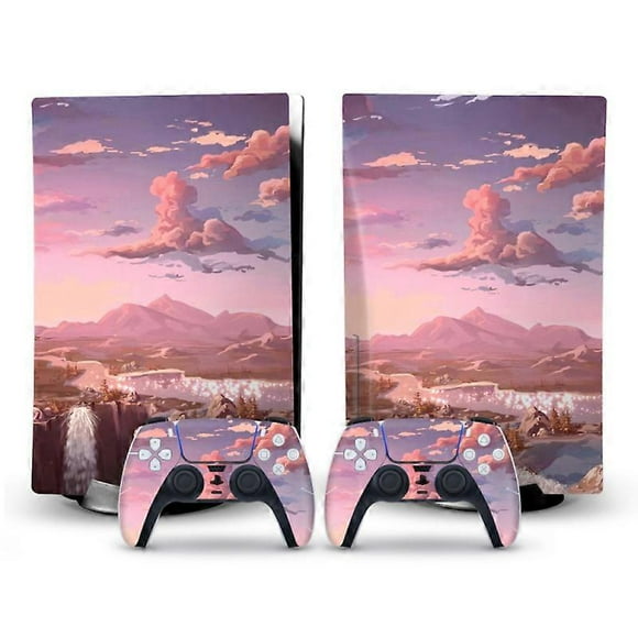 PS5 Skin Disc Version Console & Controllers, Mytrix Durable Protective Skin Stickers for Playstation 5 disk Edition, Vinyl Decal Stickers