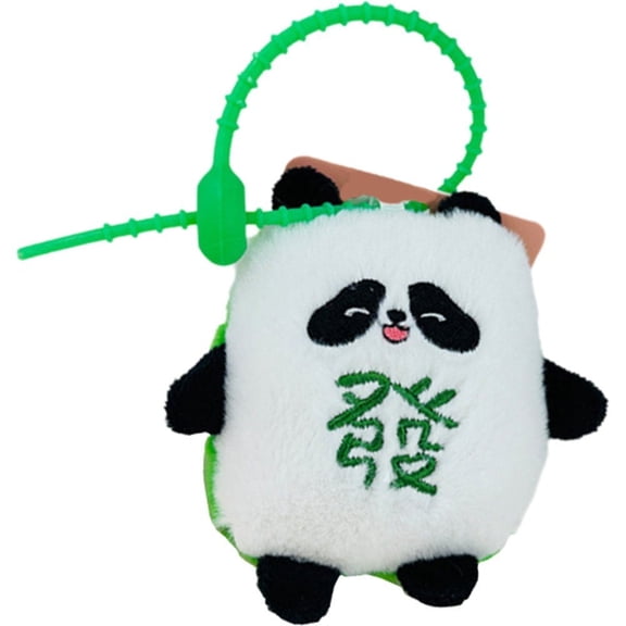 Jiibva Plush Cute Animal Mahjong Keychain Bag Pendant for Backpacks Bag Wallet for Women