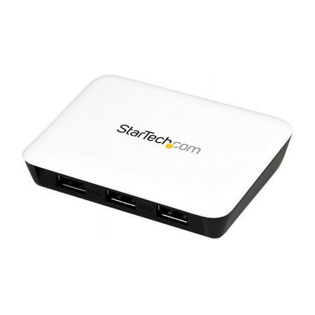 UPC: 0065030849777 | StarTech ST3300U3S USB 3.0 to Gigabit Ethernet NIC Network Adapter with 3 Port Hub – White
