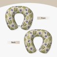 thumbnail image 3 of KLL Skull Snake Pattern Memory Foam Cervical Neck Pillow Versatile U-Shaped Pillows for Home/Office/Camping/Travelling/Soft Washable Cover, 3 of 8