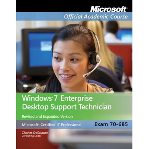 Pre-Owned Exam 70-685: Windows 7 Enterprise Desktop Support Technician (Paperback) 1118134508 9781118134504