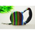 thumbnail image 3 of Retractable Dog Lead Training Leash with One Button Lock ON/OFF Comfortable Ergonomic Handle for Small to Large dogs (Colorful Wave Strip), 3 of 4