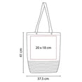 thumbnail image 3 of Paquete 35 piezas Bolsa de yute natural sin fuelle rojo 37.5 x 41, 3 of 3