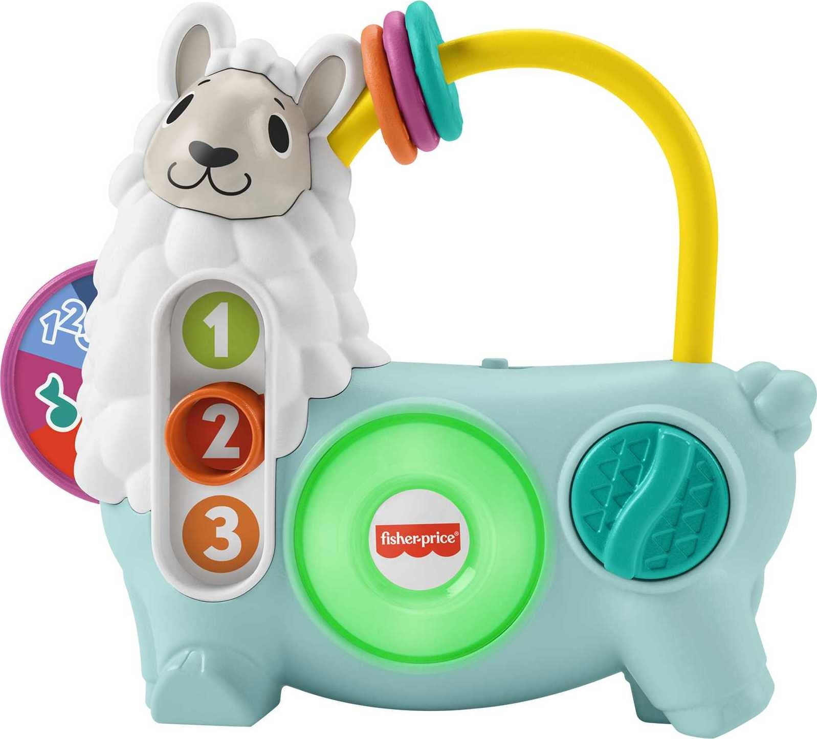 Fisher-Price Linkimals Baby Learning Toy with Lights and Music, 123 Activity Llama