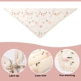 thumbnail image 4 of AWAYTR 2Pcs Floral Hair Bandanas Tie-Back Head Kerchief Women Hair Scarves Lightweight Triangular Head Scarf, 4 of 9