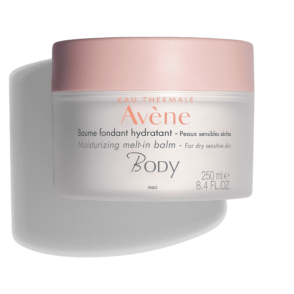 Avene Moisturizing Melt-in Balm - Shea Oil Body Butter - Non-Greasy - Quick Absorbing, 8.4 fl oz