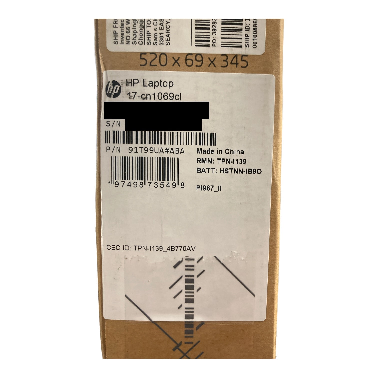 HP 17.3
