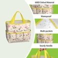 thumbnail image 4 of Garden Tool Bag,Pioneer Flower Floral Print Pattern Garden Tool Organizer,Garden Gifts,Waterproof Multi-Pocket Garden Tool Storage 11.8x5.5x11.4 Inch(Tools NOT Included), 4 of 6