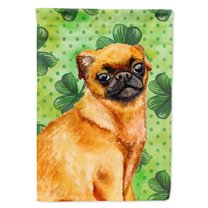 Carolines Treasures BB9841GF Small Brabant Griffon St Patricks Flag Garden Size  Small multicolor