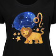 thumbnail image 4 of Inktastic Leo Constellation Zodiac Sign Illustration Women's Plus Size T-Shirt, 4 of 5