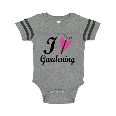 

Inktastic I Love Gardening Gift for Gardener Gift Baby Girl Bodysuit