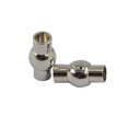 thumbnail image 1 of 10 Uds Zulema cuero Pegamento 4mm tubo Cierres magnéticos conectores Pta plateado, 1 of 6