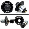 thumbnail image 5 of Golf Cart 5" Hella Disc Horn Kit Wiring Harness Floor Switch Fuse 12V Compatible with Club Car EZGO Yamaha Icon, 5 of 6