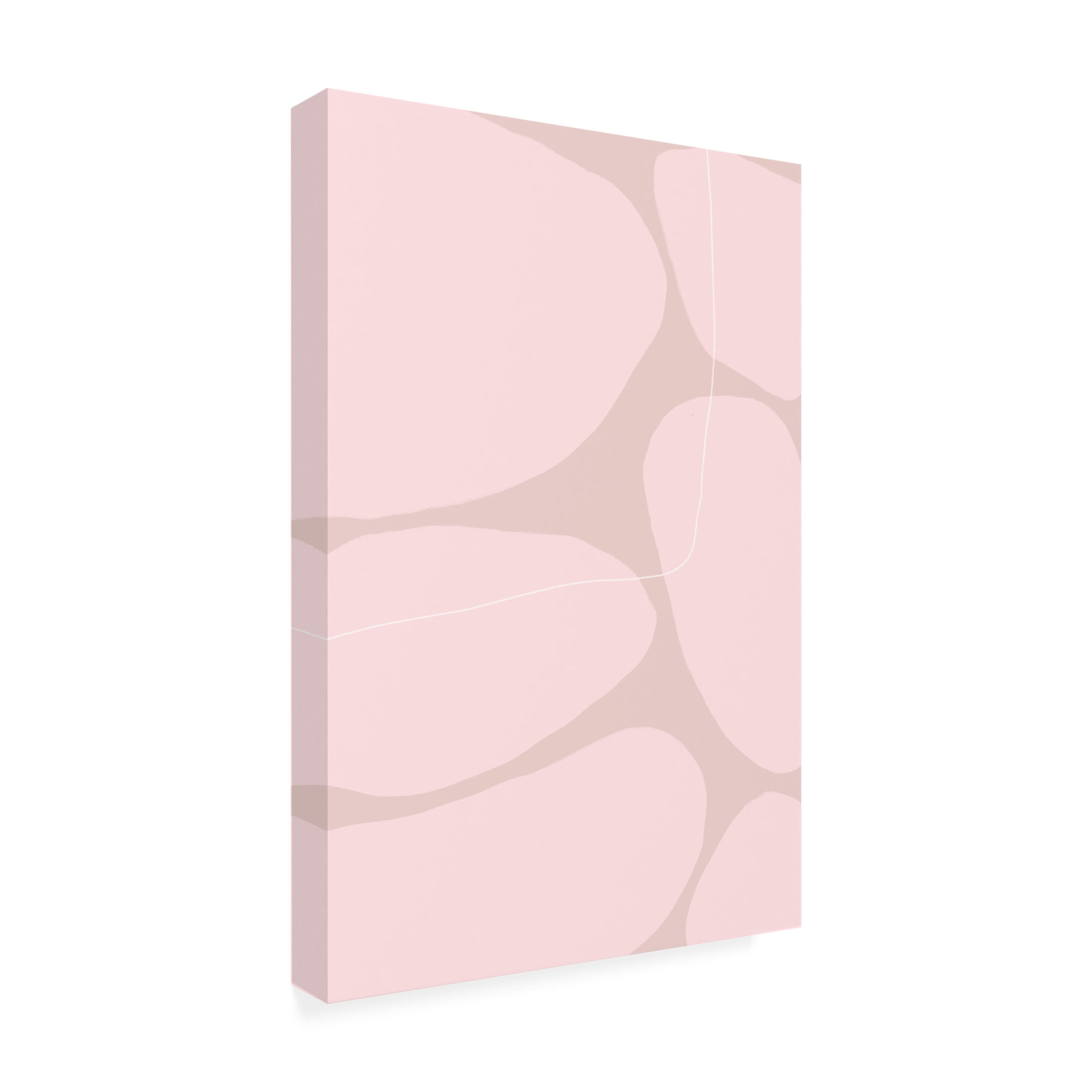 Trademark Fine Art uplusmestudio Rose Stones Canvas Wall Art