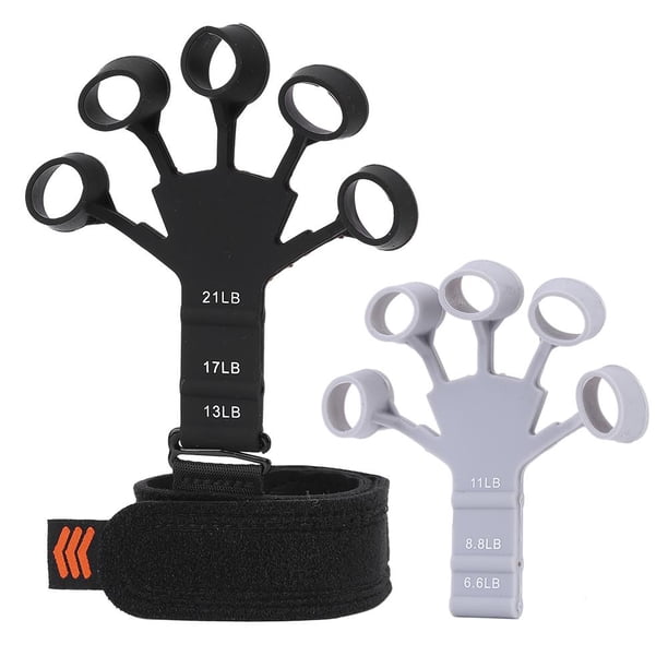 y ejercitador de dedos Entrenador de fuerza para entrenamiento de fuerza del paciente ( ) Negro Gris Hugtrwg Para estrenar