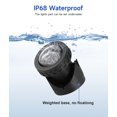 thumbnail image 3 of Underwater Pond Lights, Colored Water Fountain Light, Weighted Submersible LED Lights IP68 Waterproof Landscape Lighting with Color Lense for Pond Fountain Waterfall Fish Tank Garden, 2 Lights, 3 of 7