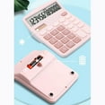 thumbnail image 4 of Calculatrice Solaire Double Alimentation Calculatrice Mignonne Colorée Mode Examen Supermarché Calculatrice, 4 of 6