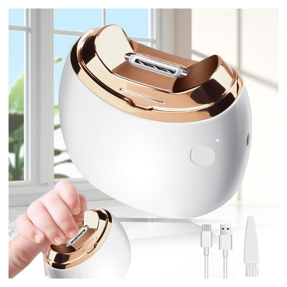 Electric Nail Clipper, Automatic Nail Clipper, 2-Speed Adjustable, USB Rechargeable Safe Automatic Baby Electric Nail Trimmer, Suitable for Babies, Children, Adults and The Elderly