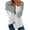 Gray, variant on UAMVSH Sweatshirts for Women Basic Half Zipper Long Sleeve Tunic Pullover Trendy Fall Stand Neck Color Block Long Sleeve Tops(X-Large,Yellow)