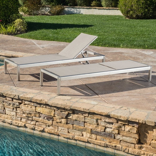 Palm Cove Chaise Lounge (Set of 2) by GDF Studio