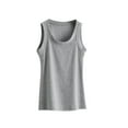 thumbnail image 1 of Posijego Summer Womens Ribbed Tank Tops Sleeveless Camisoles Bottom Base Undershirts Women Clothes, 1 of 5