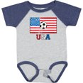 thumbnail image 3 of Inktastic USA Soccer Boys or Girls Baby Bodysuit, 3 of 5