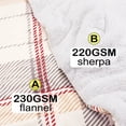 thumbnail image 3 of Catalonia Queen Size Sherpa Comforter Set-3 Pieces, 1 Comforter, 2 Pillow Shams, All Age, 88''x90'', 3 of 7
