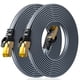 thumbnail image 1 of Cable Ethernet ARISKEEN Cat 8, 10 pies, 2 unidades, 40 Gbps, 2000 Mhz, gris, 1 of 7