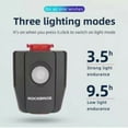 thumbnail image 6 of ROCKBROS Bike Tail light USB Rechargable Side Warning Rear Light Safe Night Riding Light Waterproof, 6 of 10