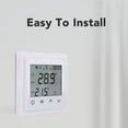 thumbnail image 3 of Smart Thermostat LED Touch Screen Programmable Thermostat Child Lock Wall Mount Underfloor Heating Control AC85V250V 16A for Home Office Hotels, 3 of 7